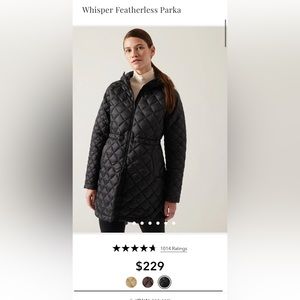 Athleta Whisper Featherless Parka XL